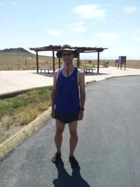 Franklin getting ready to run the volcanoes