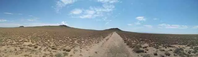 Panorama of Petroglyph volcanoes