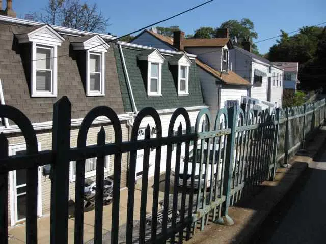 One of the bi-level streets