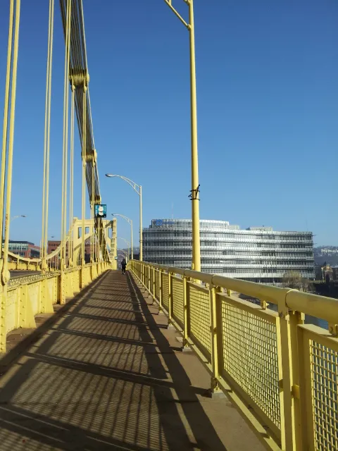 On 7th Street Bridge outbound