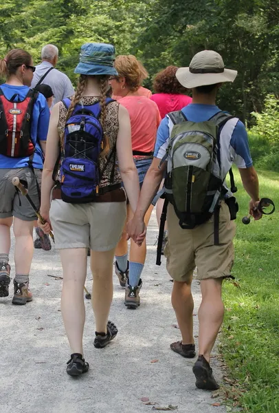 Abby and Franklin on Steve's Soup Hike part 3 wearing Vibram FiveFingers