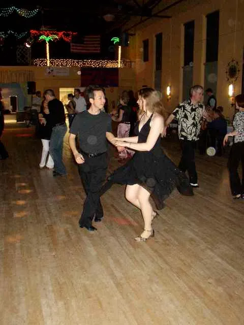 Abby and Franklin dancing salsa at Palisades