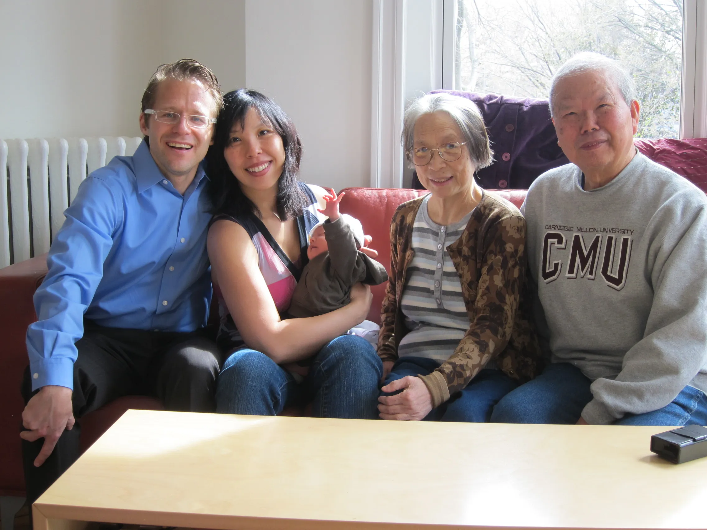 André, Linda, Jack, mother, father