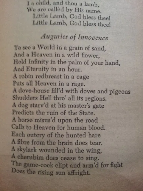 Auguries of Innocence