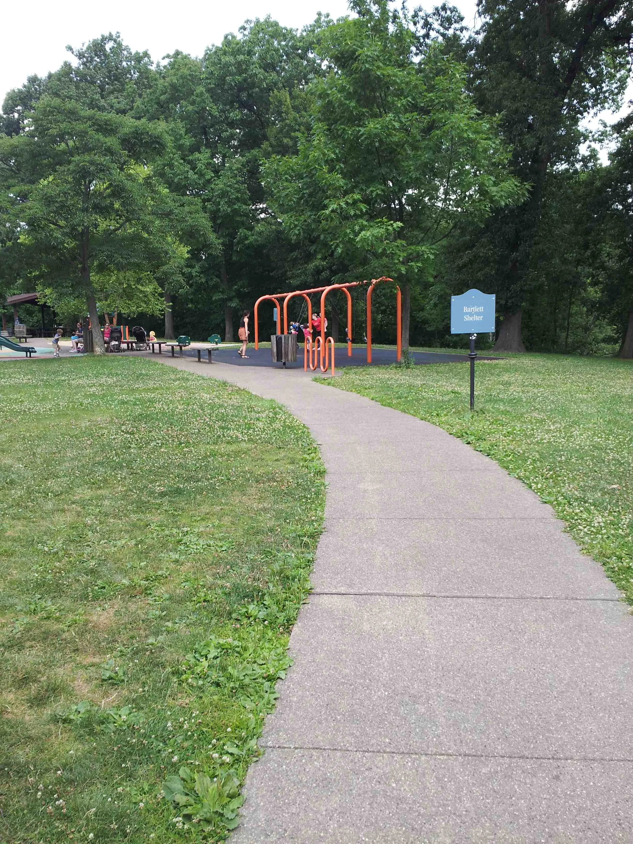 Sign for Bartlett Shelter