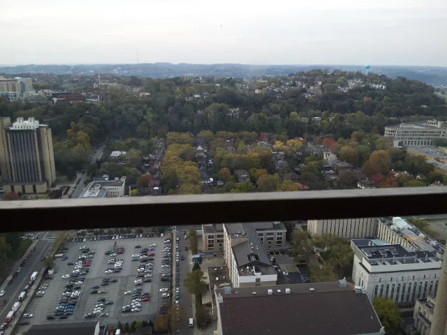 View out of 35th floor window