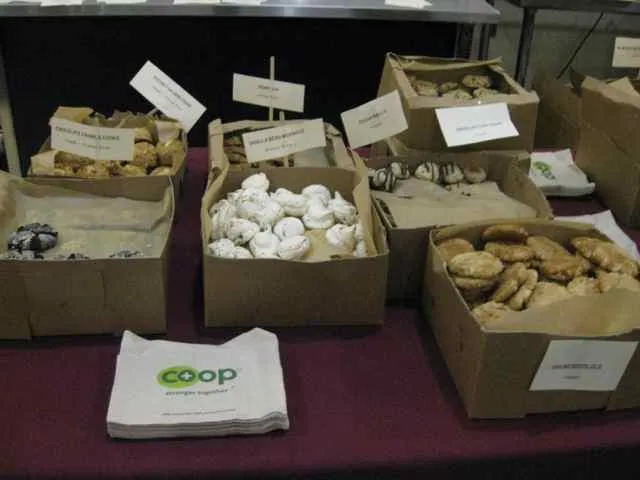 Wide selection of cookies