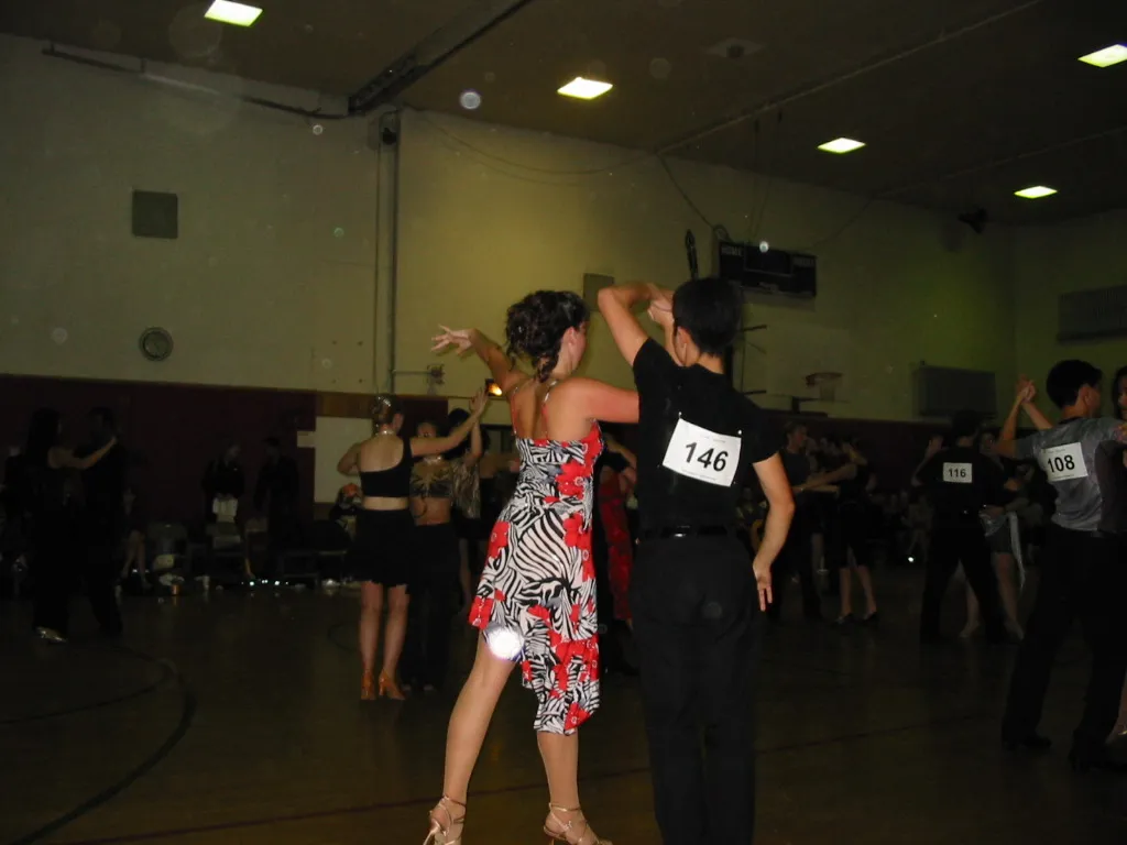 Amy and Franklin at Cornell 2002 in rumba