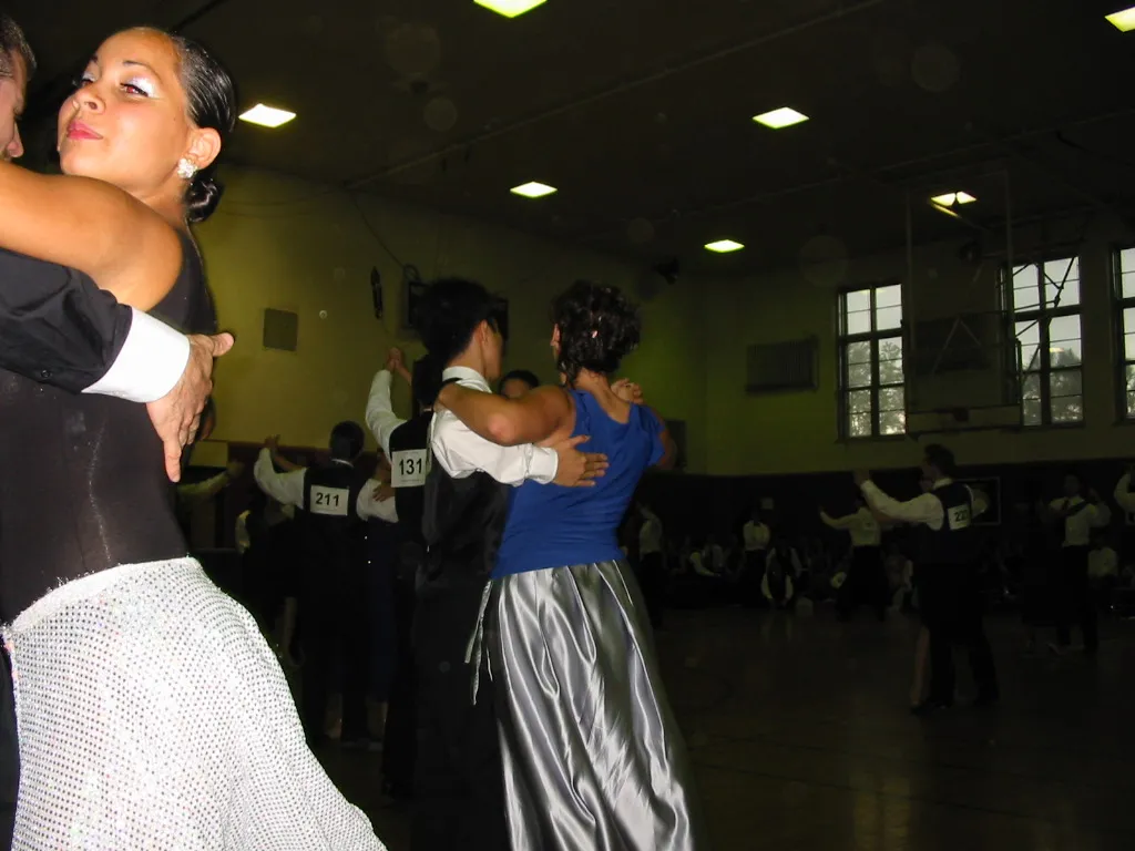 Amy and Franklin at Cornell 2002 in tango