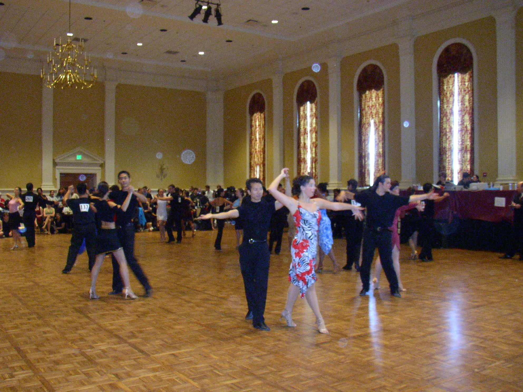 Amy and Franklin at DCDI 2002 in rumba