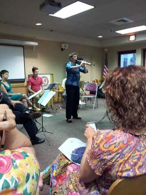 Emily playing Syrinx on special tenor recorder