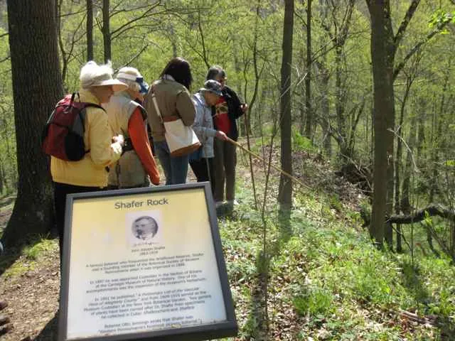Esther Allen on trail