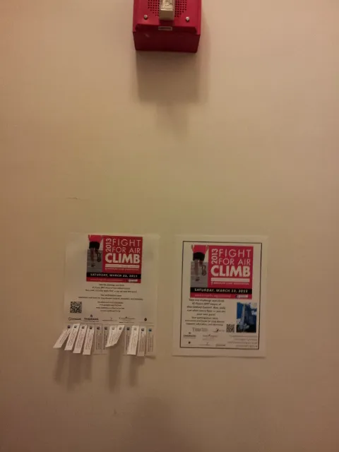 Posters for Fight for Air Climb