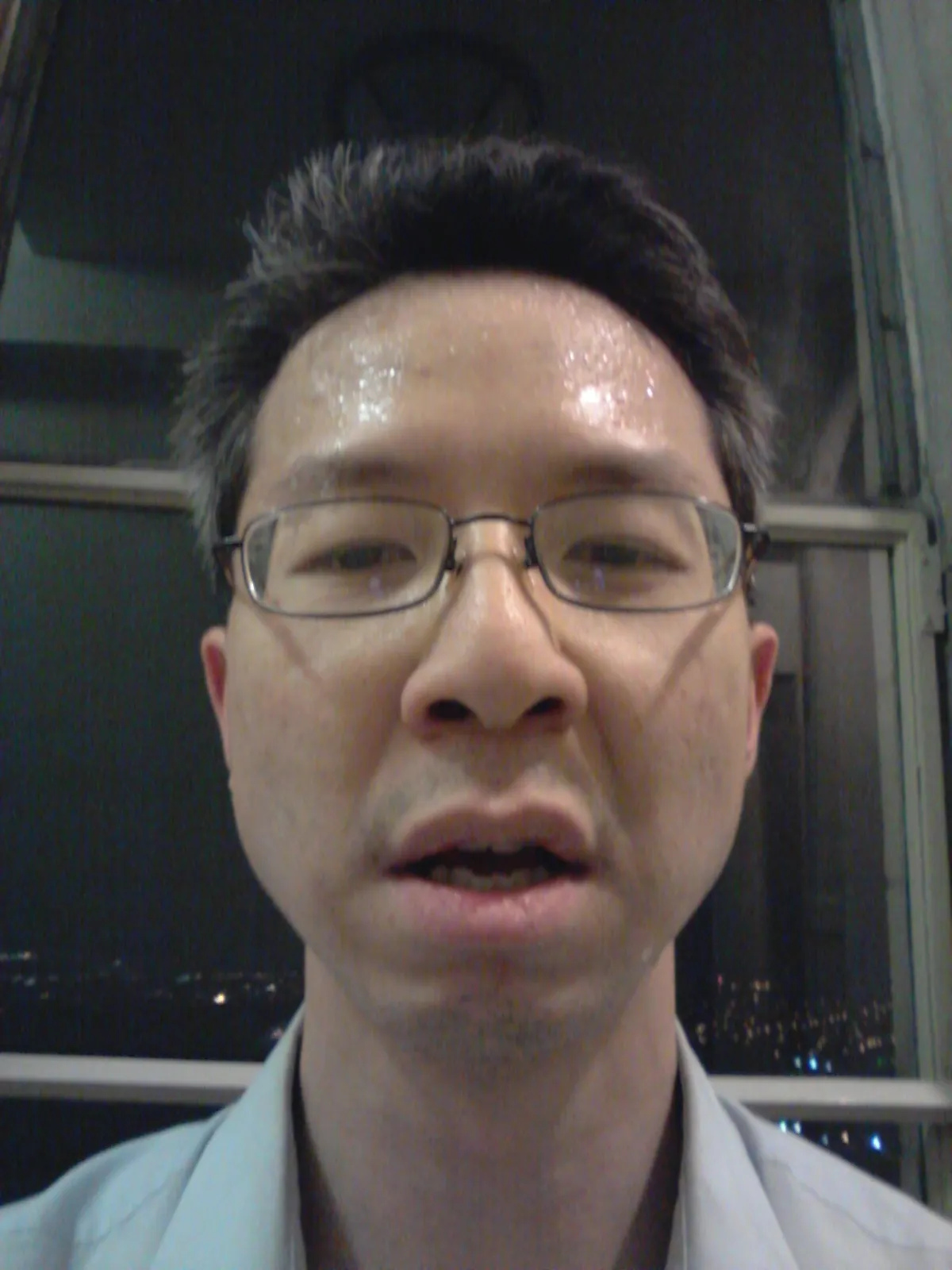 Franklin after two reps up the Cathedral of Learning