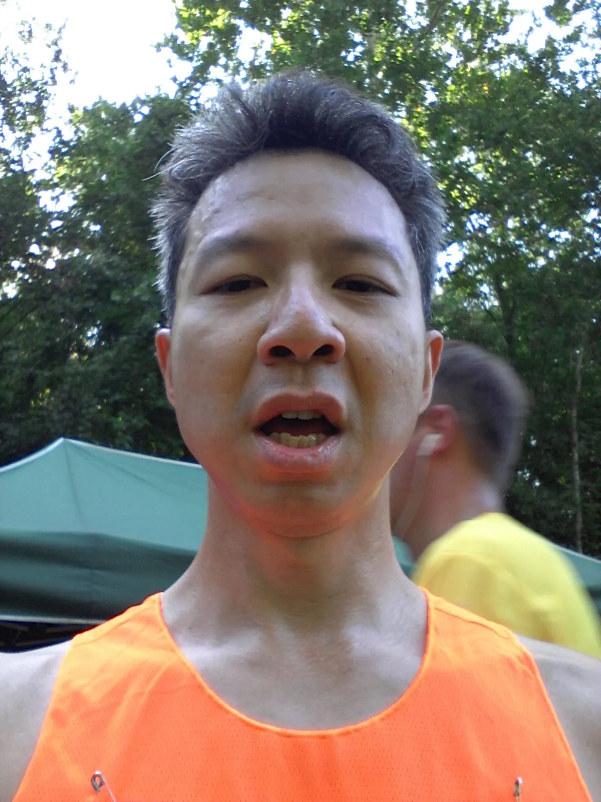 Franklin after the race