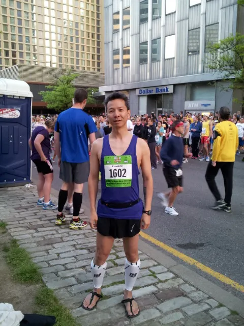 Franklin before marathon