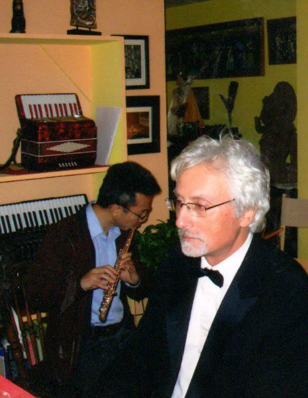 Franklin playing Fauré, Sicilienne