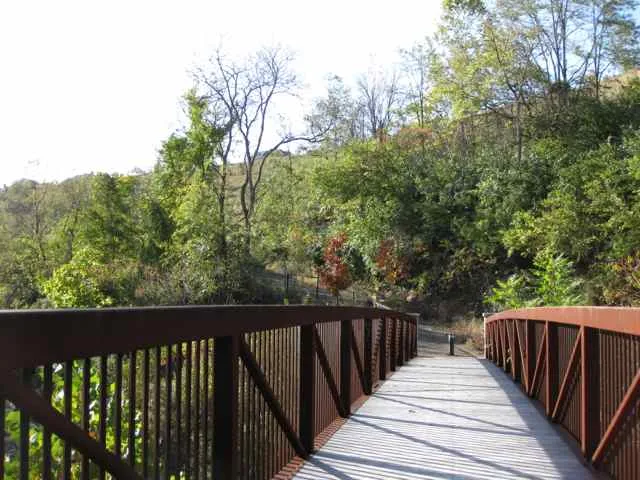 Nine Mile Run Trail bridge