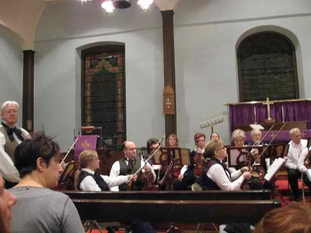 Left view of orchestra