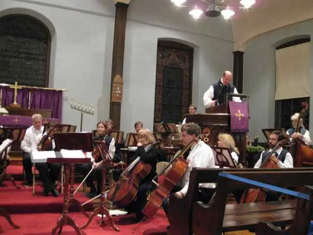 Right view of orchestra