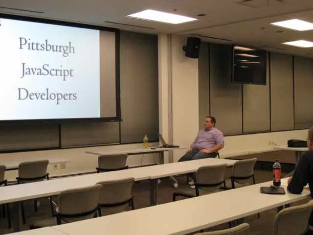 Today's meeting of the Pittsburgh JavaScript meetup group