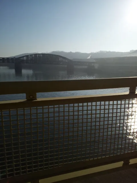 On Rachel Carson Bridge inbound