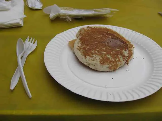 Pancakes after Run Shadyside 5K 2011