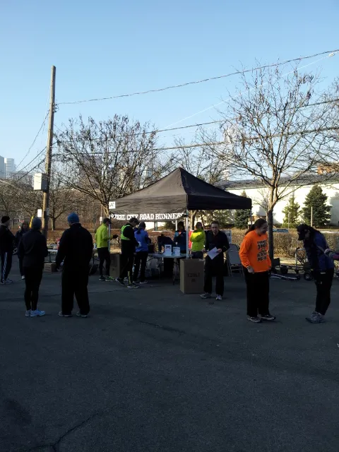 Steel City Road Runners sign in