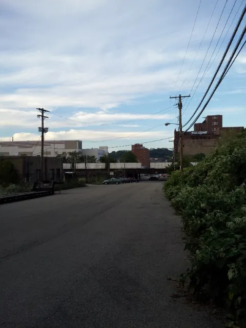 Looking north to South Side Flats