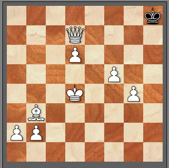 Black forced a draw through being stalemated!