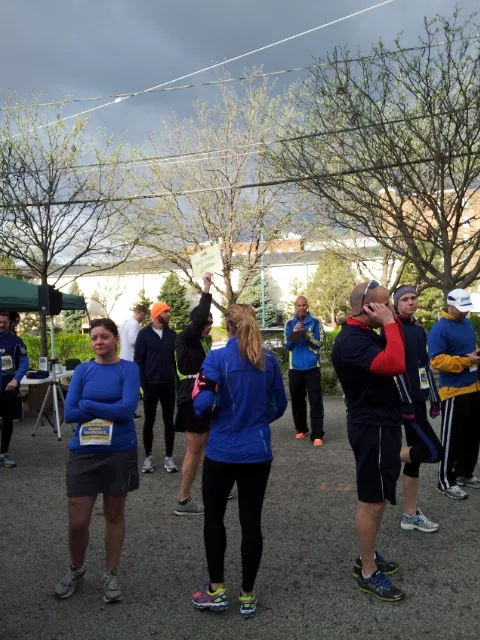 Waiting to start run