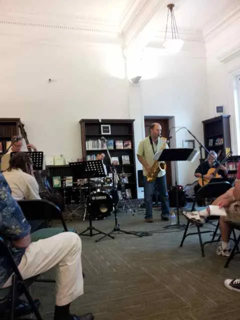 Paul Eiss on tenor sax