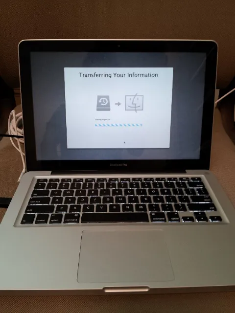 Transferring MacBook to MacBook Pro