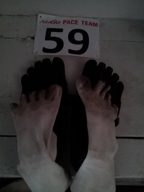 Shoes and socks afterwards