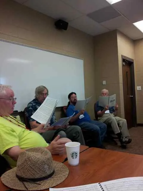 Other men in voice class