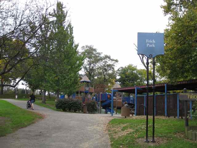 Frick Park Blue Slide Playground  Blue slide park, Playground, Slide